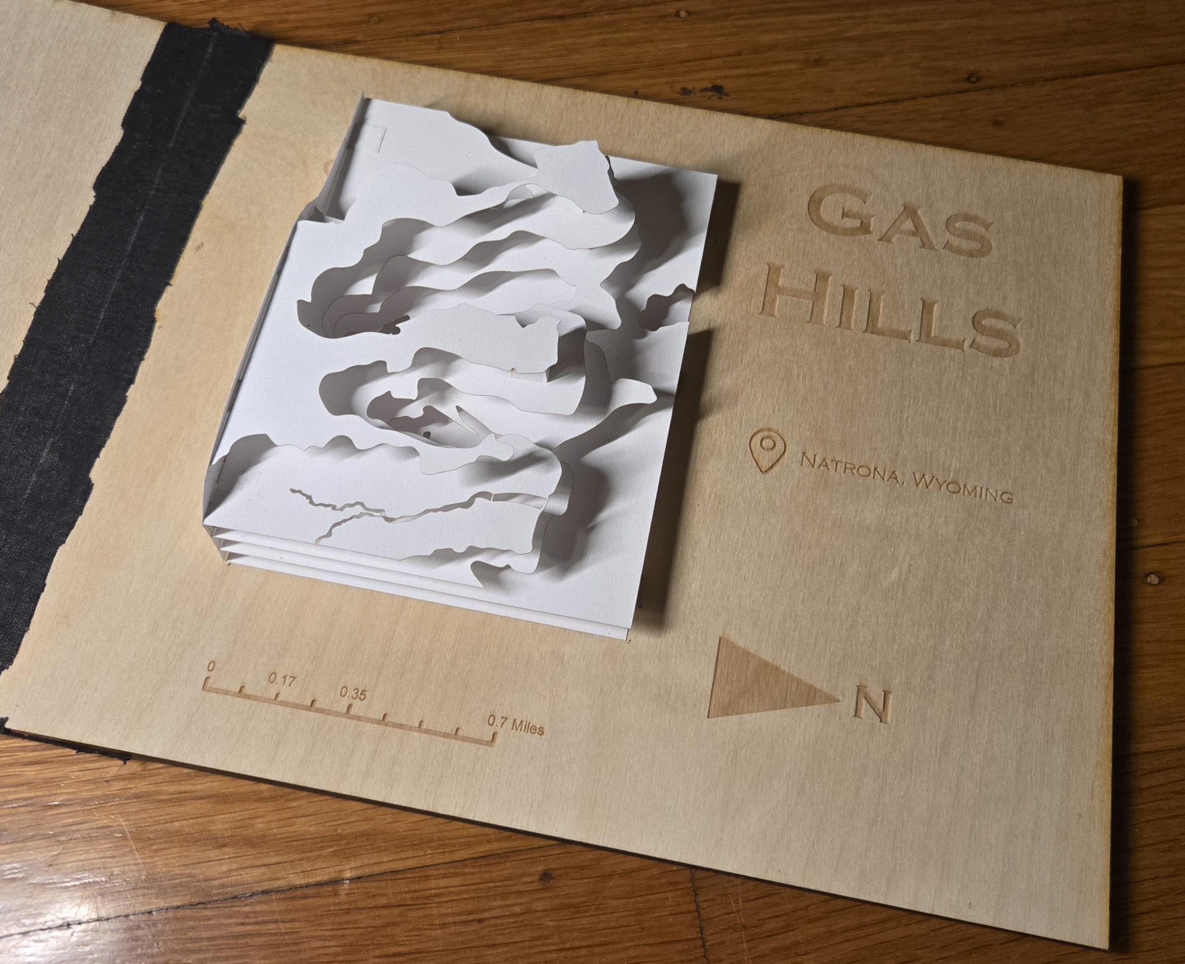 Gass Hills Shadowbox Map