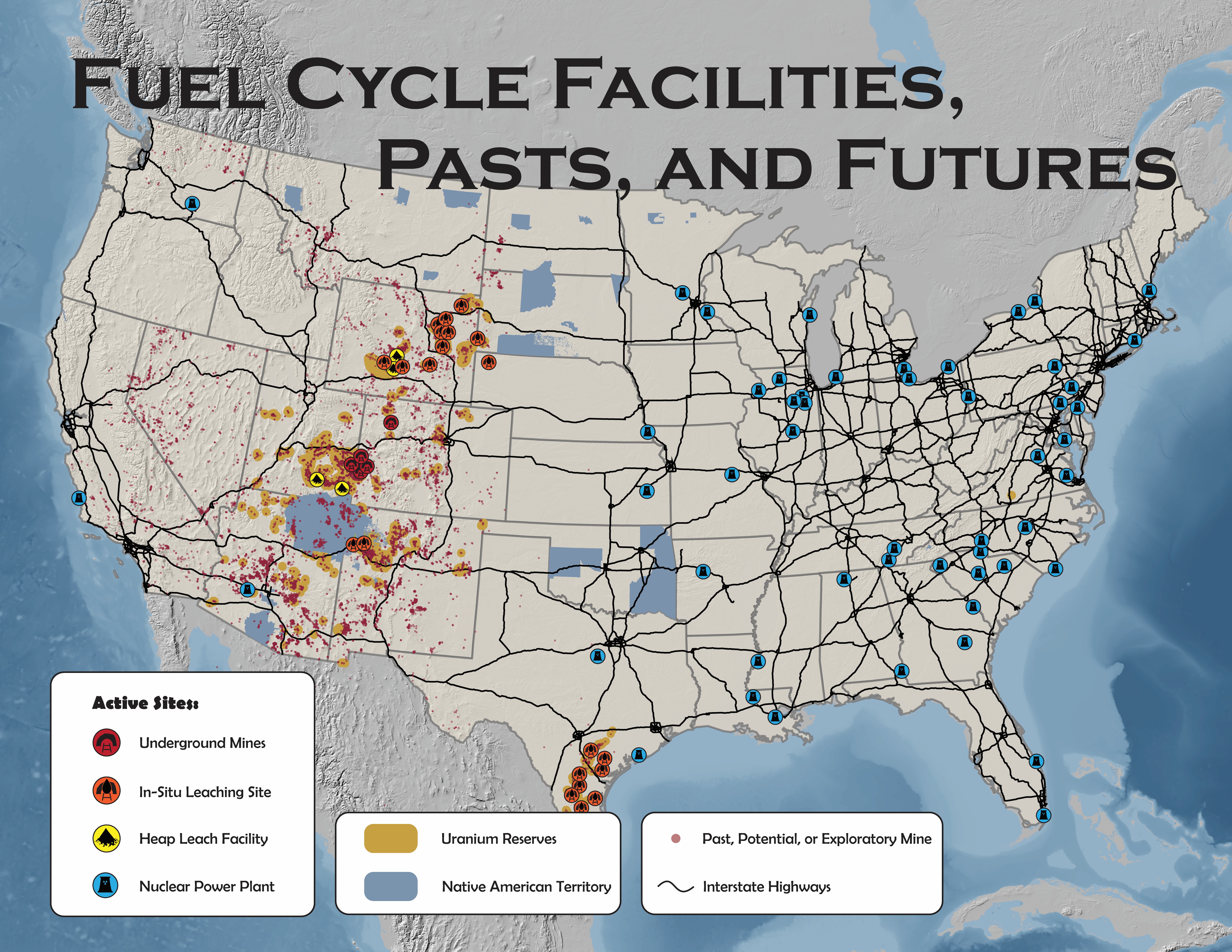 Fuel Cycle Atlas Index Map